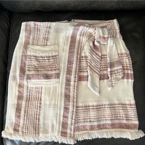 Anthropologie Holding Horses Avery Wrap
Fringe Skirt